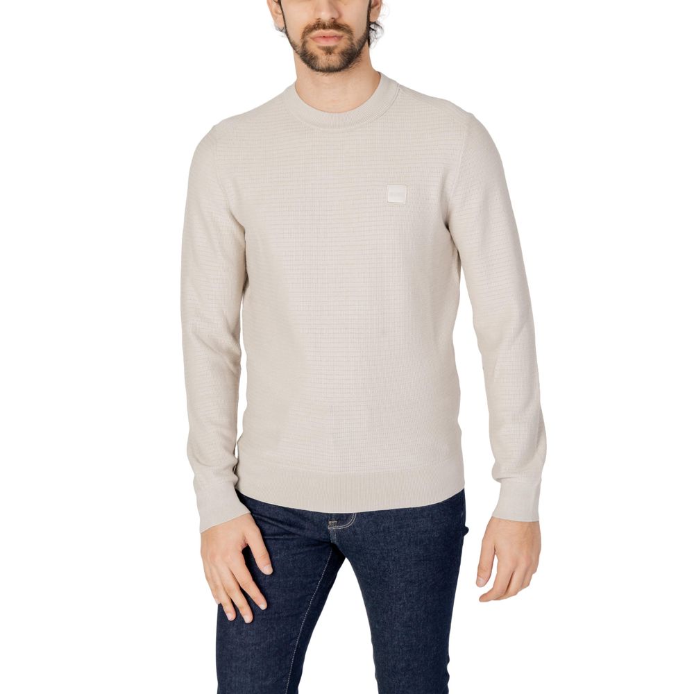 Hugo Boss Beige Cotton T-Shirt