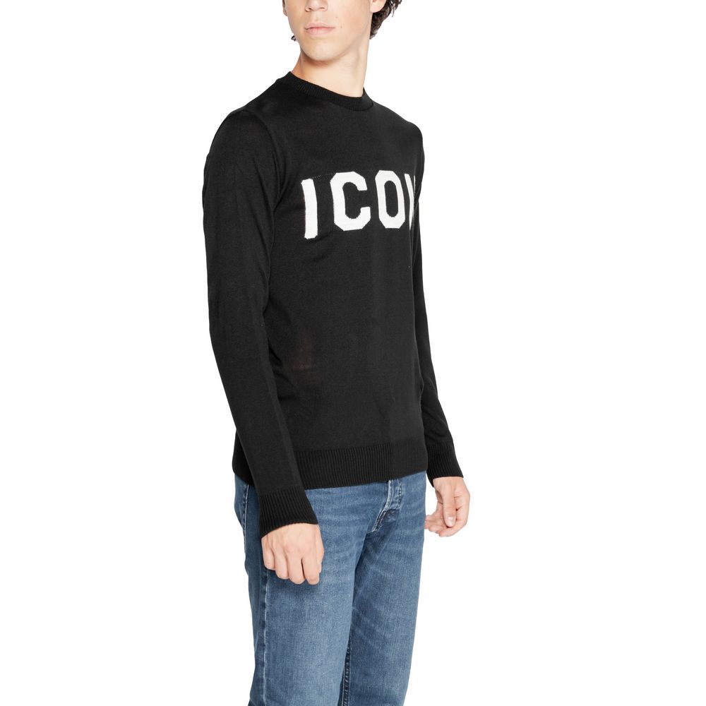 Icon Black Acrylic T-Shirt