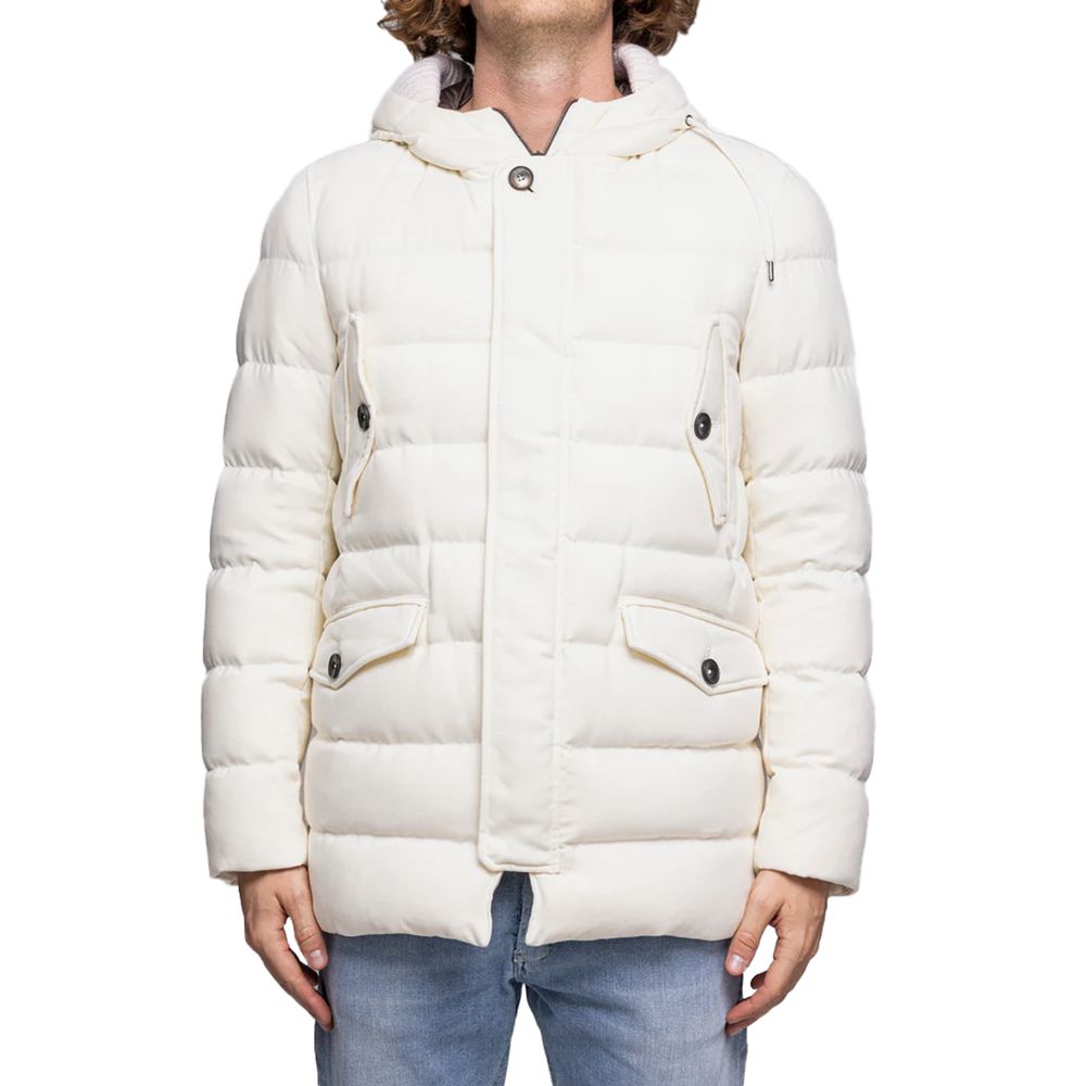 Herno White Viscose Jacket