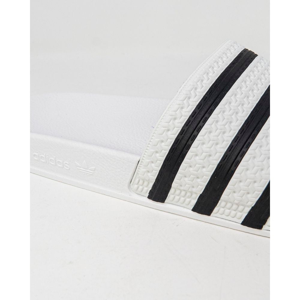 Adidas White Polyester Sandal