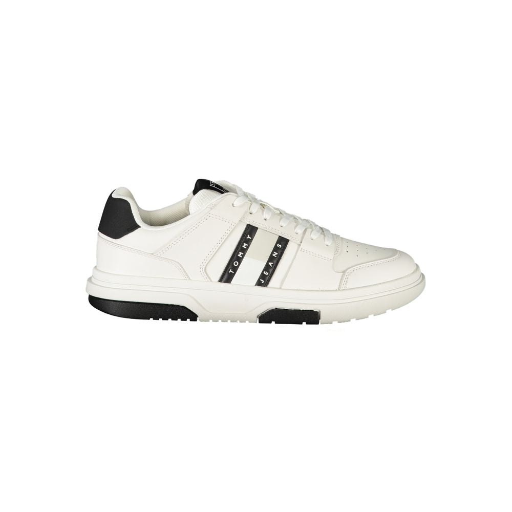 Tommy Hilfiger White Polyester Sneaker