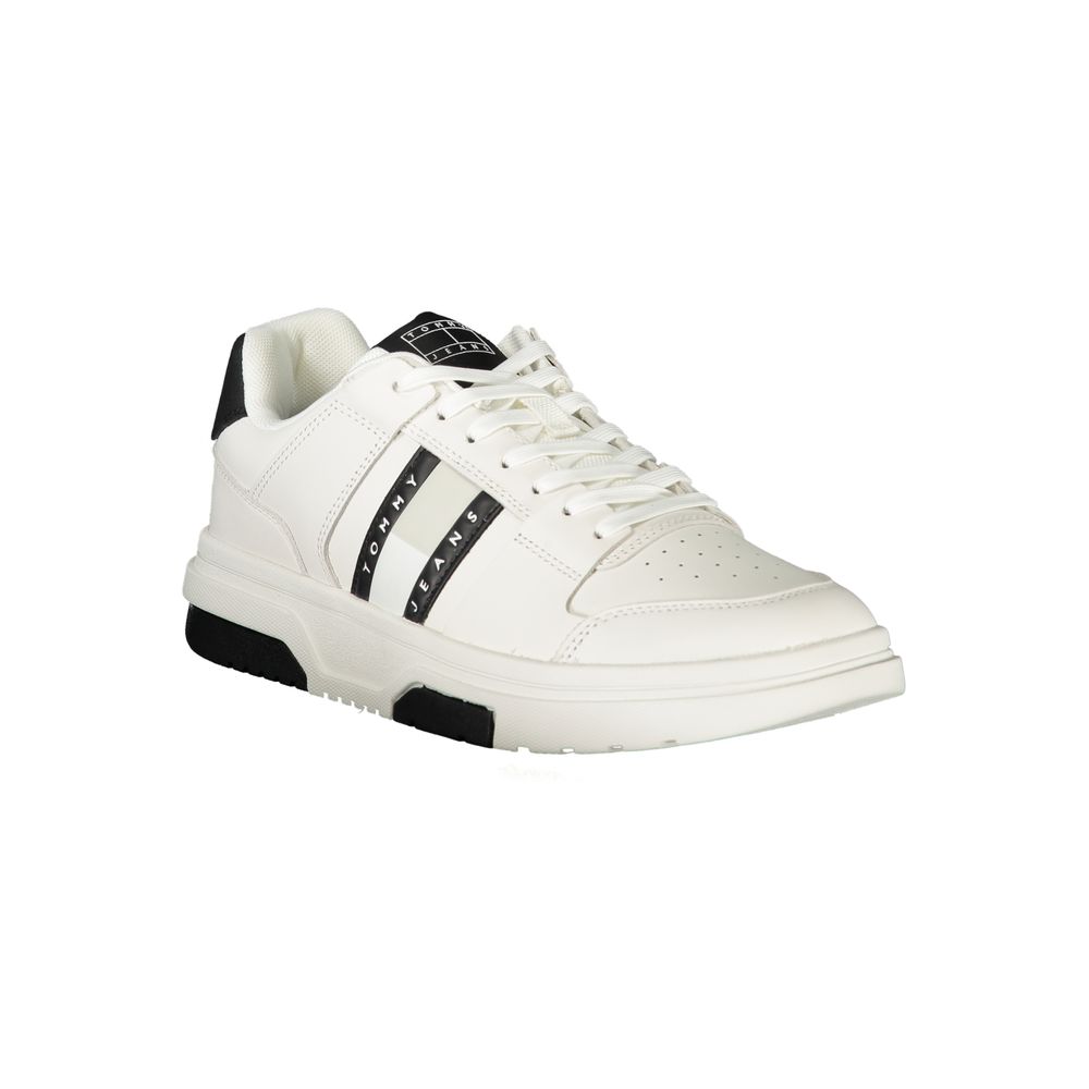 Tommy Hilfiger White Polyester Sneaker