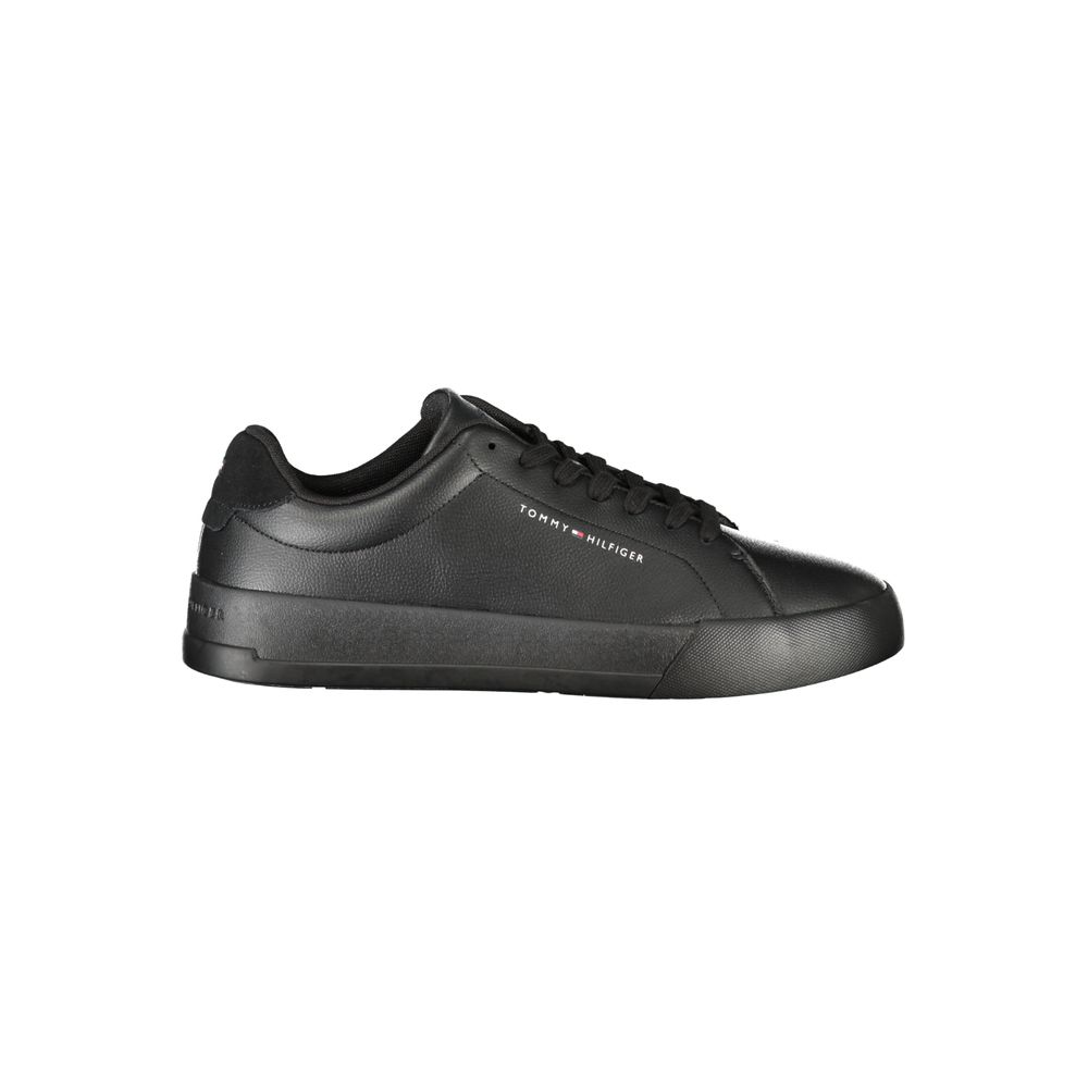 Tommy Hilfiger Black Polyester Sneaker