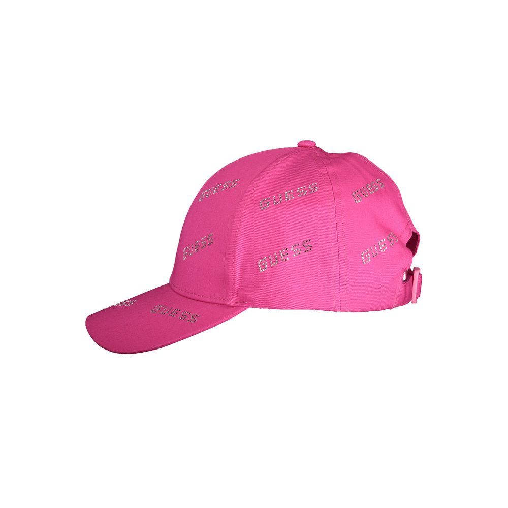 Guess Jeans Pink Cotton Hat