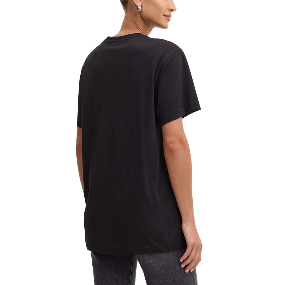 Guess Black Cotton Tops & T-Shirt