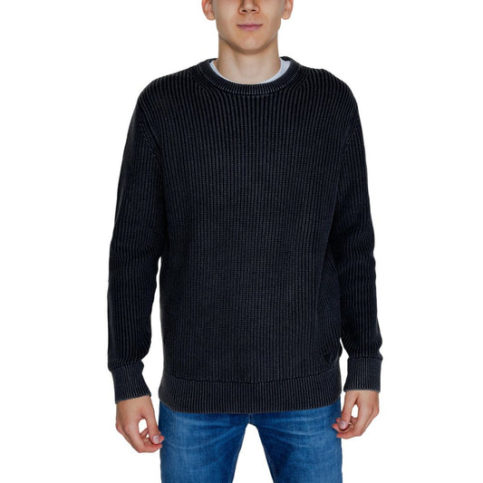 Guess Black Cotton Sweater