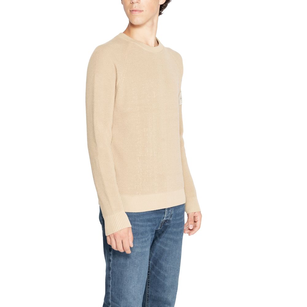 Calvin Klein Jeans Beige Organic Cotton Sweater