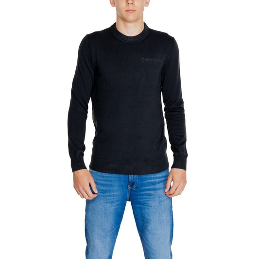 Calvin Klein Jeans Black Recycled Cotton Sweater