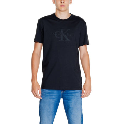 Calvin Klein Jeans Black Cotton T-Shirt