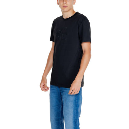 Calvin Klein Jeans Black Cotton T-Shirt