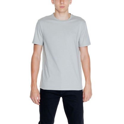 Calvin Klein Gray Cotton T-Shirt