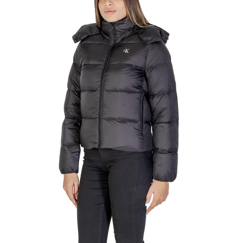 Calvin Klein Jeans Black Polyamide Jackets & Coat