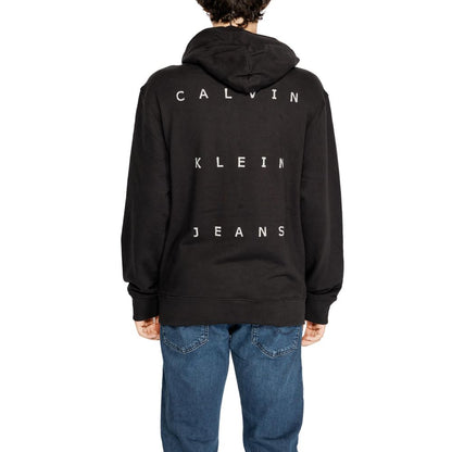 Calvin Klein Jeans Black Cotton Rigenerato Sweater