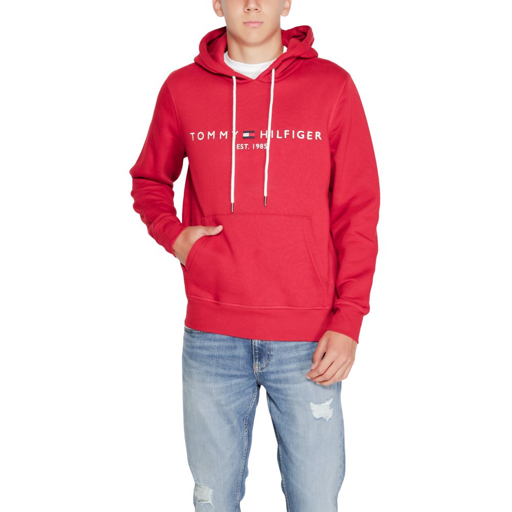 Tommy Hilfiger Red Cotton Sweater