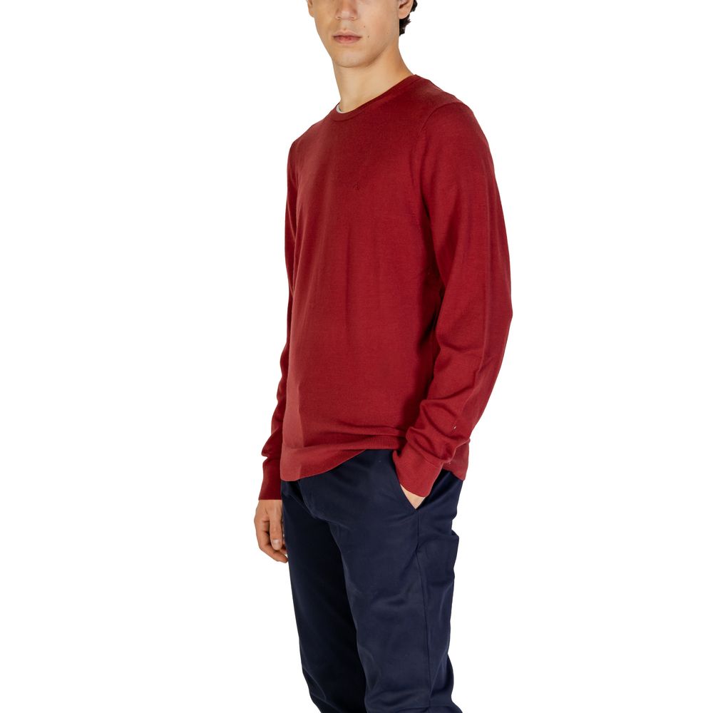 Calvin Klein Jeans Bordeaux Recycled Wool T-Shirt