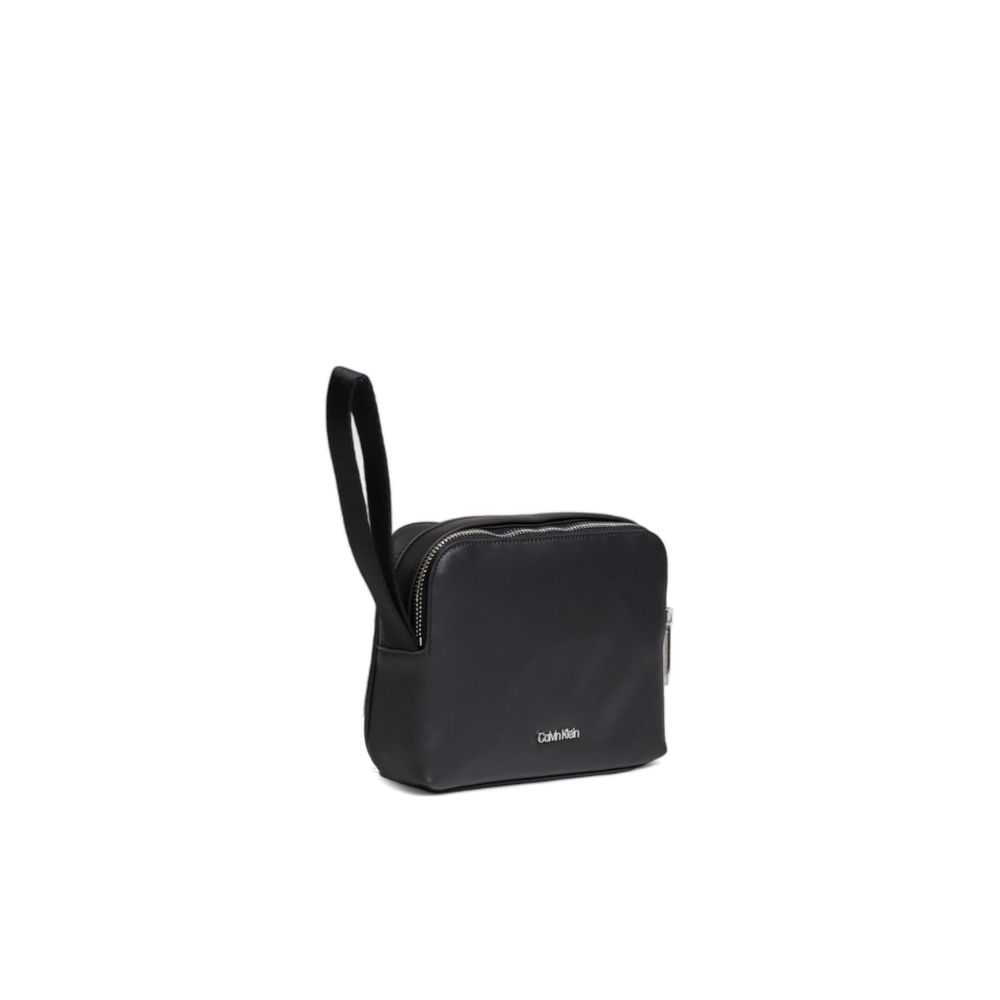 Calvin Klein Black Recycled Polyester Luggage And Travel