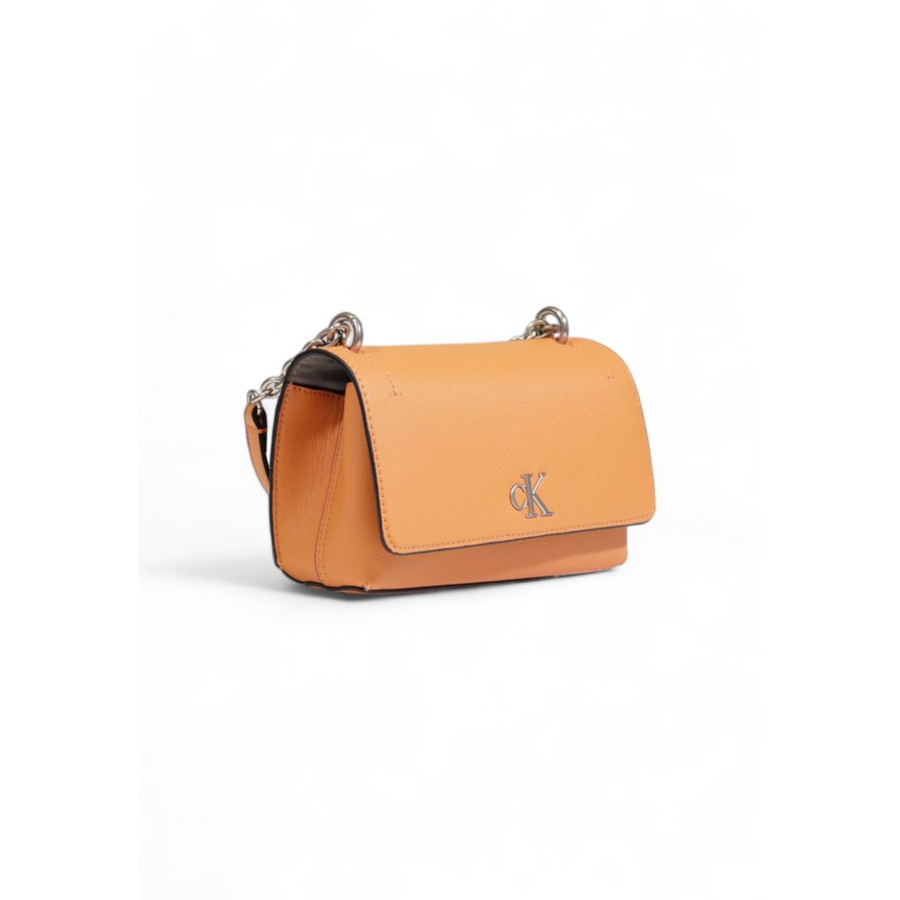 Calvin Klein Jeans Orange Recycled Polyester Handbag