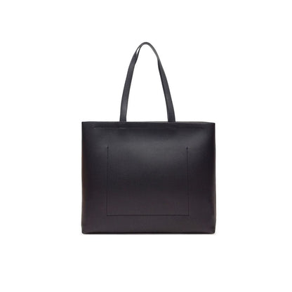 Calvin Klein Jeans Black Synthetic Leather Handbag