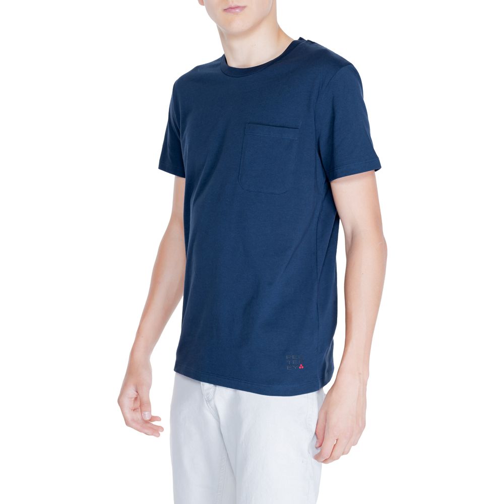 Peuterey Blue Cotton T-Shirt