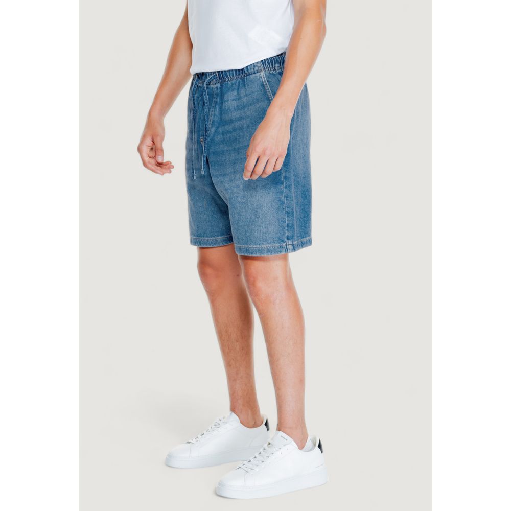 Jack Jones Light Blue Cotton Short