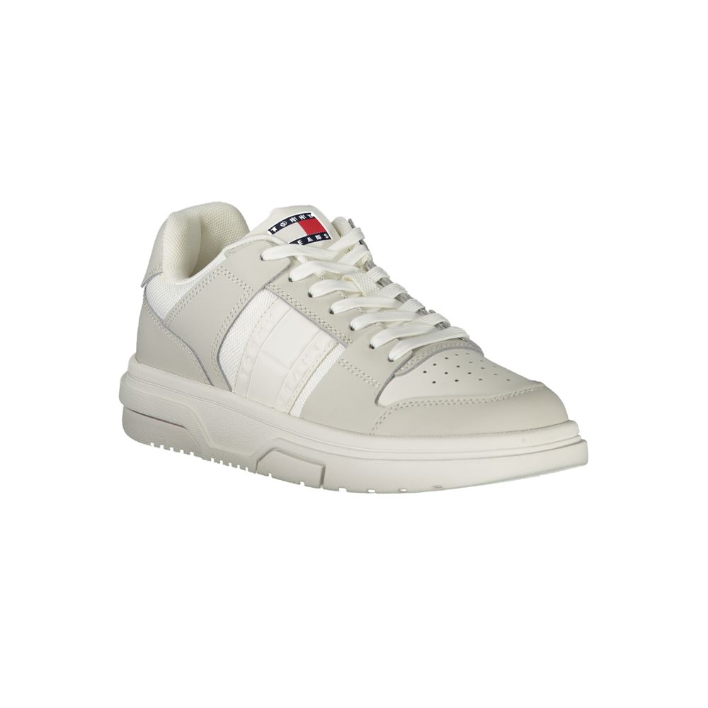 Tommy Hilfiger White Polyester Sneaker