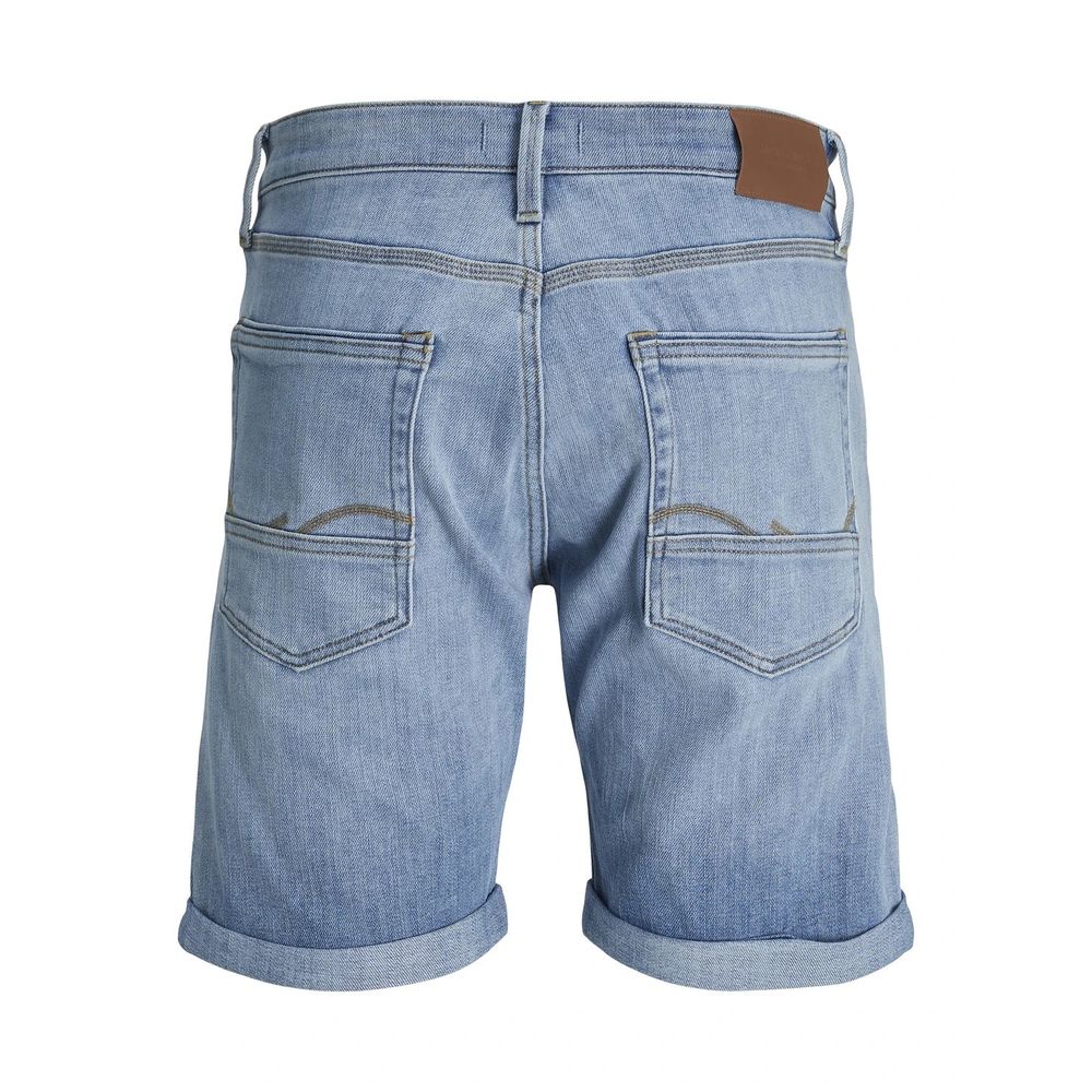 Jack Jones Light Blue Cotton Short