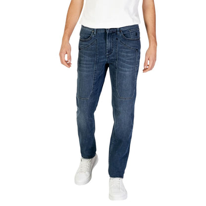 Jeckerson Blue Cotton Jeans & Pant