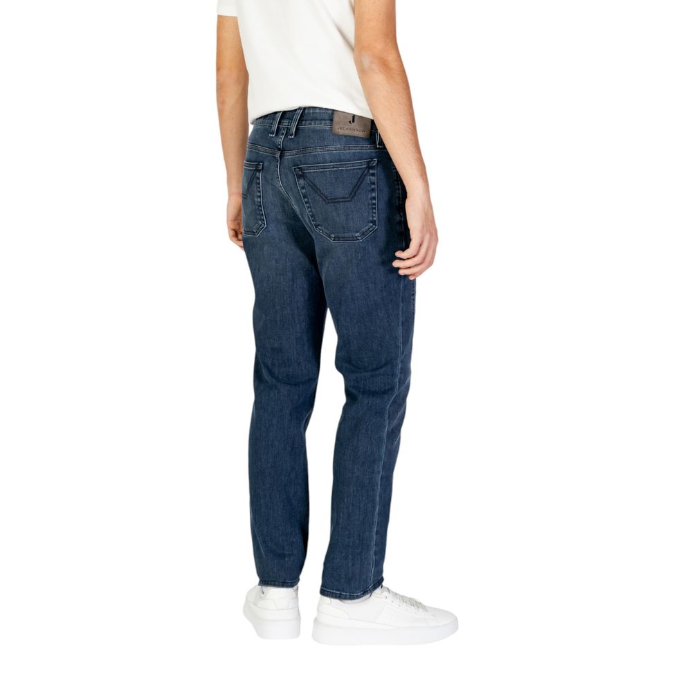 Jeckerson Blue Cotton Jeans & Pant