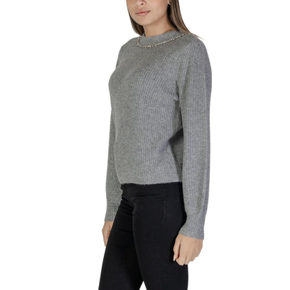 Only Gray Recycled Polyester Sweater