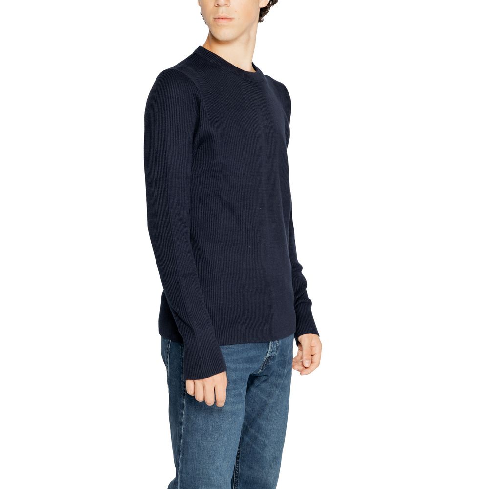 Jack Jones Blue Recycled Polyester Sweater