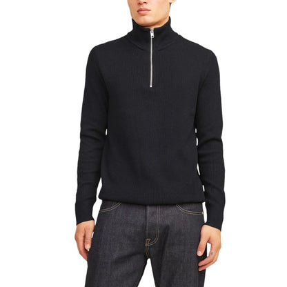 Jack Jones Black Recycled Polyester Sweater