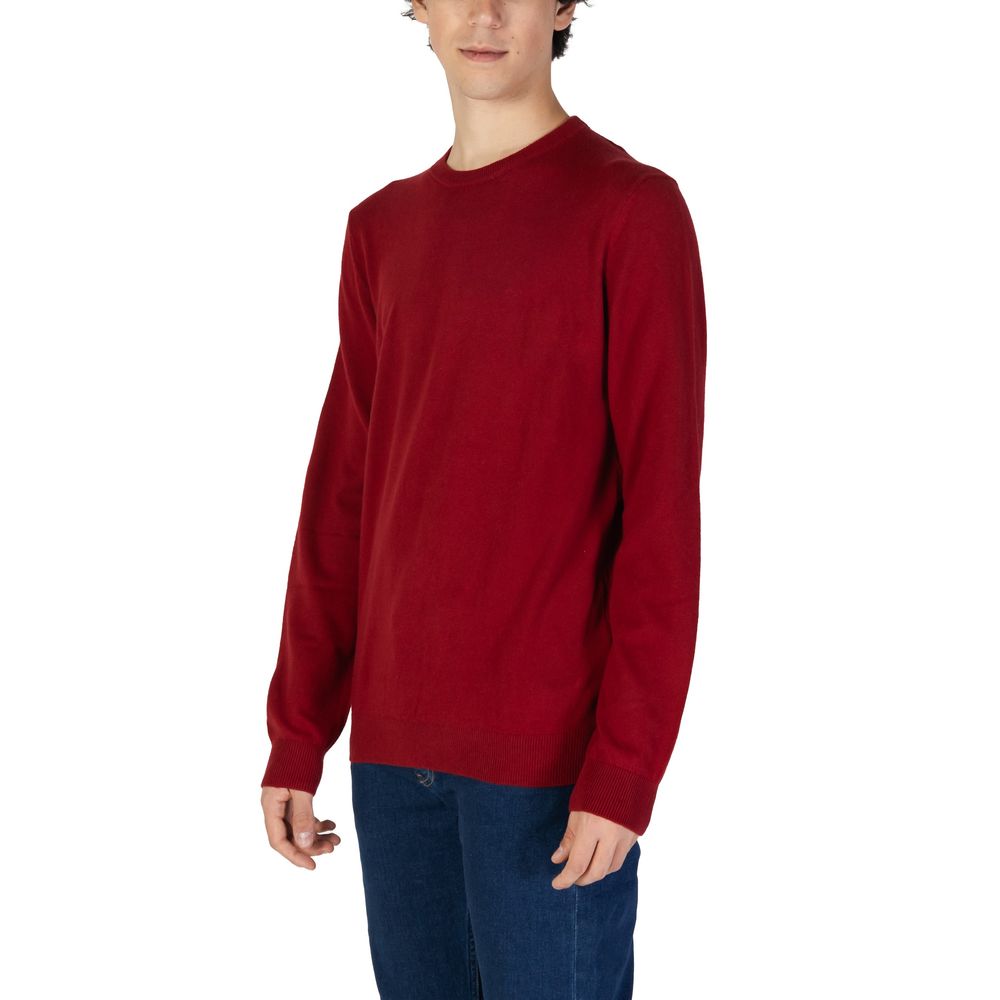 Gas Red Cotton Sweater