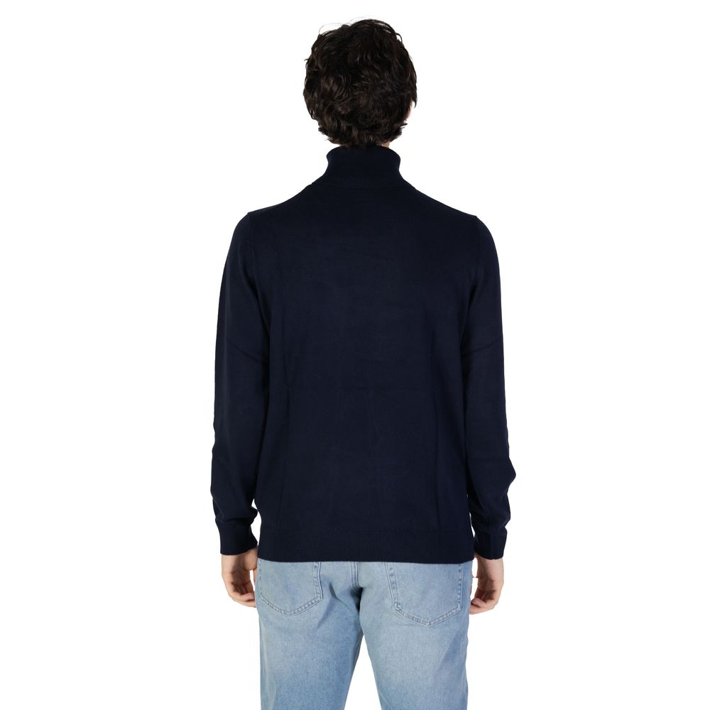 Gas Blue Cotton Sweater