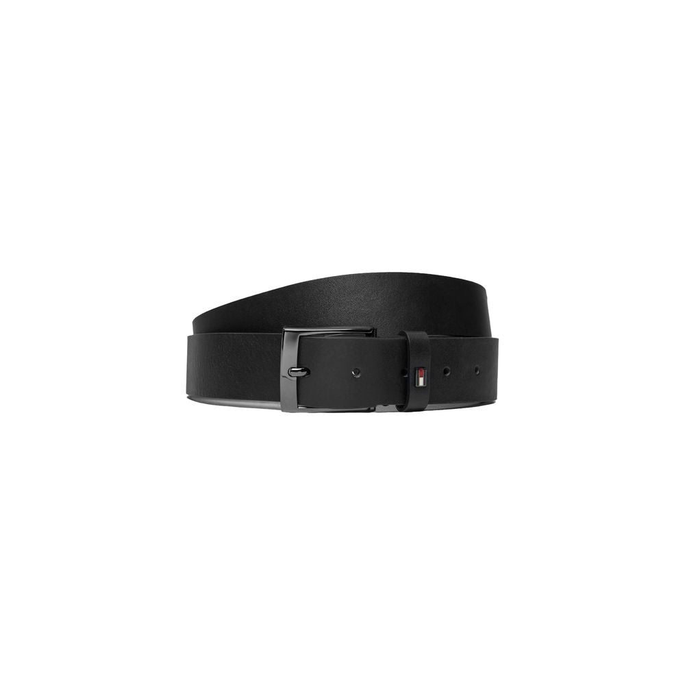 Tommy Hilfiger Black Leather Belt