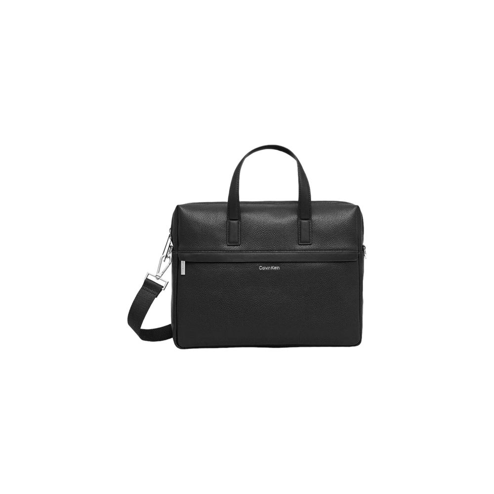 Calvin Klein Black Recycled Polyester Bag