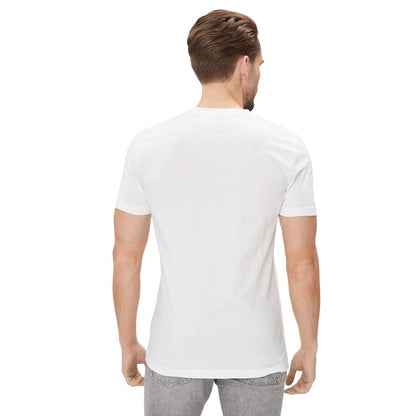 Calvin Klein Jeans White Cotton T-Shirt