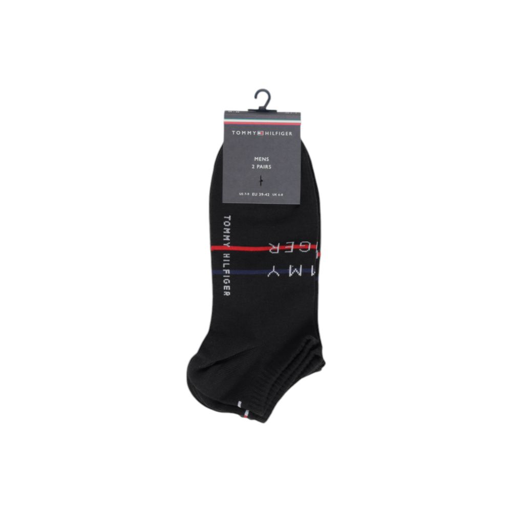 Tommy Hilfiger Black Cotton Sock