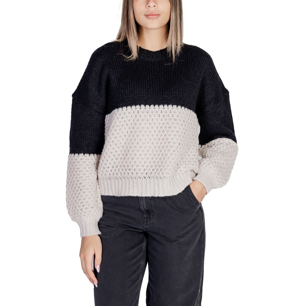 Only Black Polyester Sweater