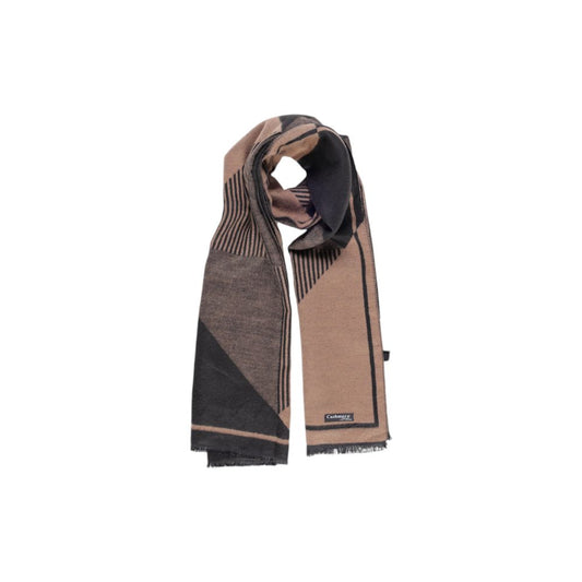 Sandro Ferrone Brown Viscose Scarf