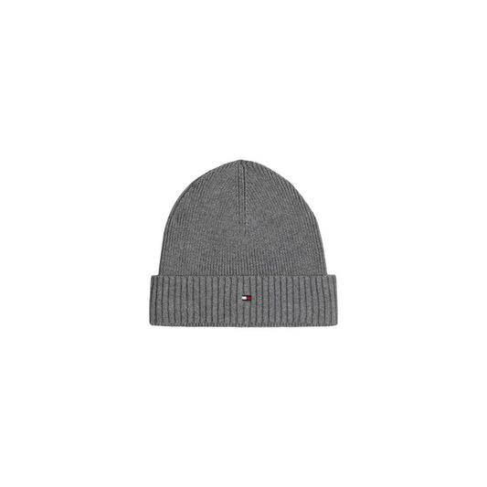 Tommy Hilfiger Gray Cotton Hats & Cap