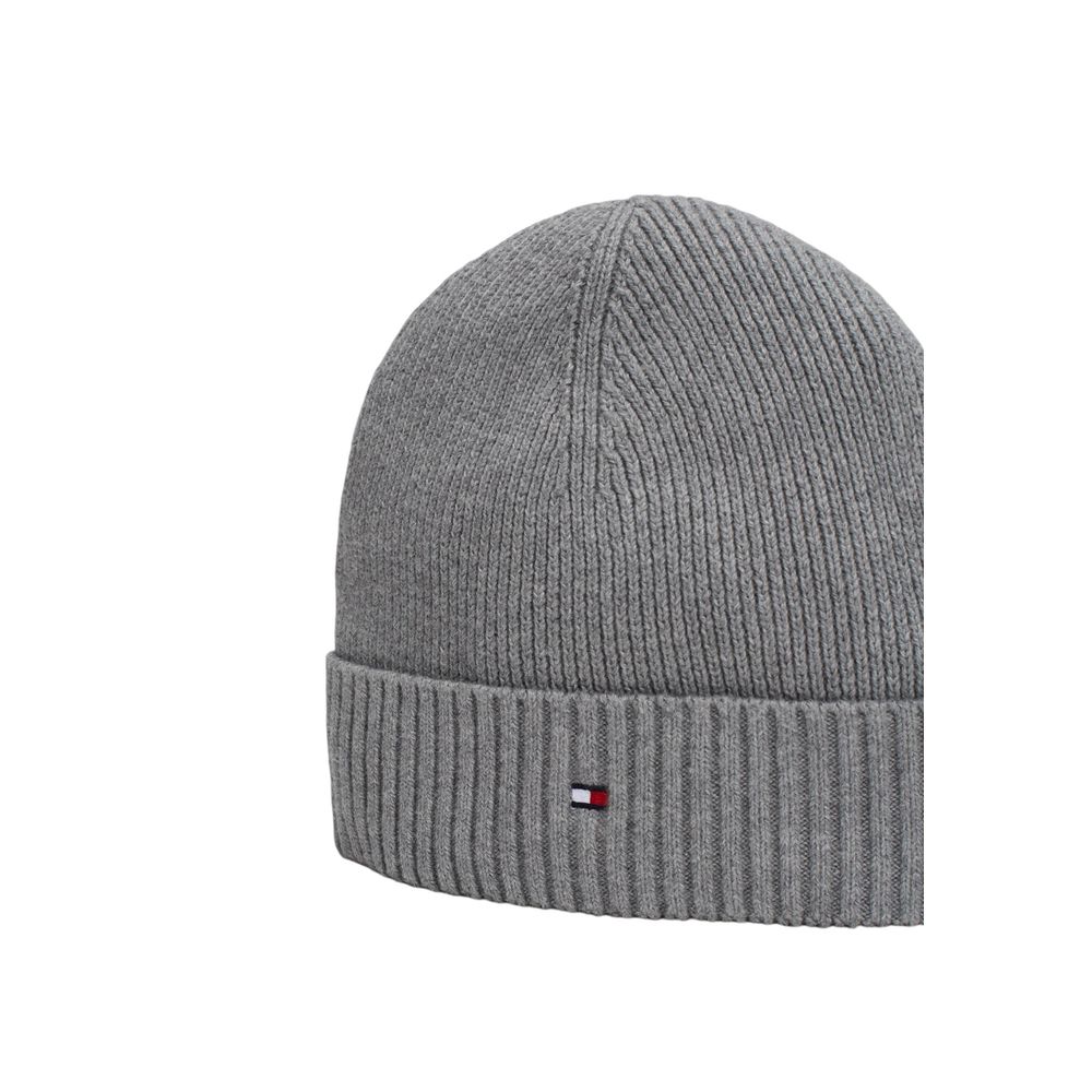 Tommy Hilfiger Gray Cotton Hats & Cap