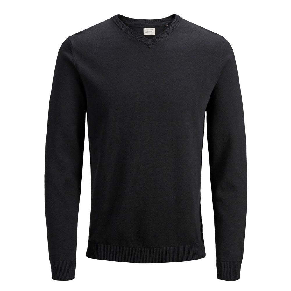 Jack Jones Black Cotton T-Shirt