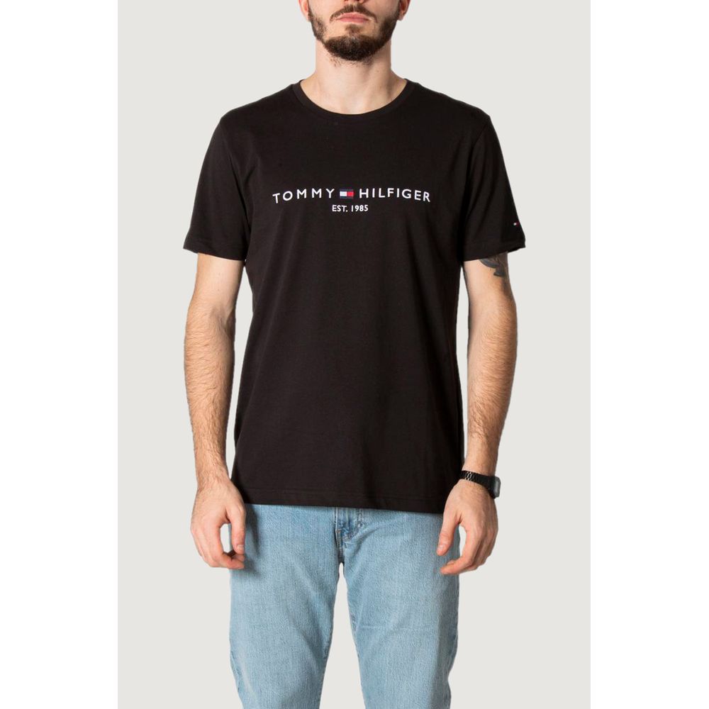 Tommy Hilfiger Black Cotton T-Shirt