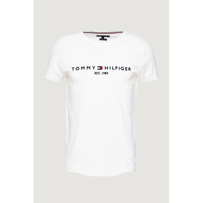 Tommy Hilfiger Cream Cotton T-Shirt