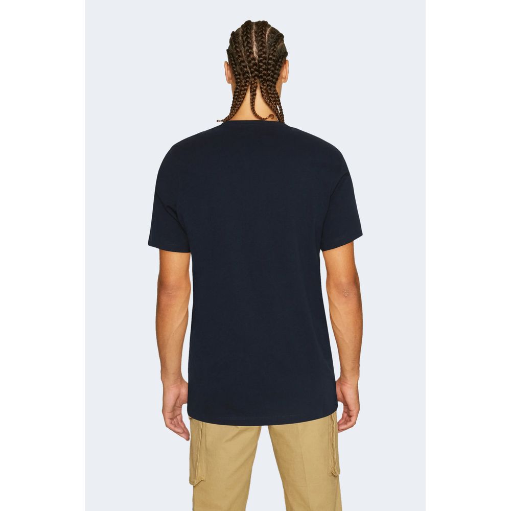 Jack Jones Blue Cotton T-Shirt