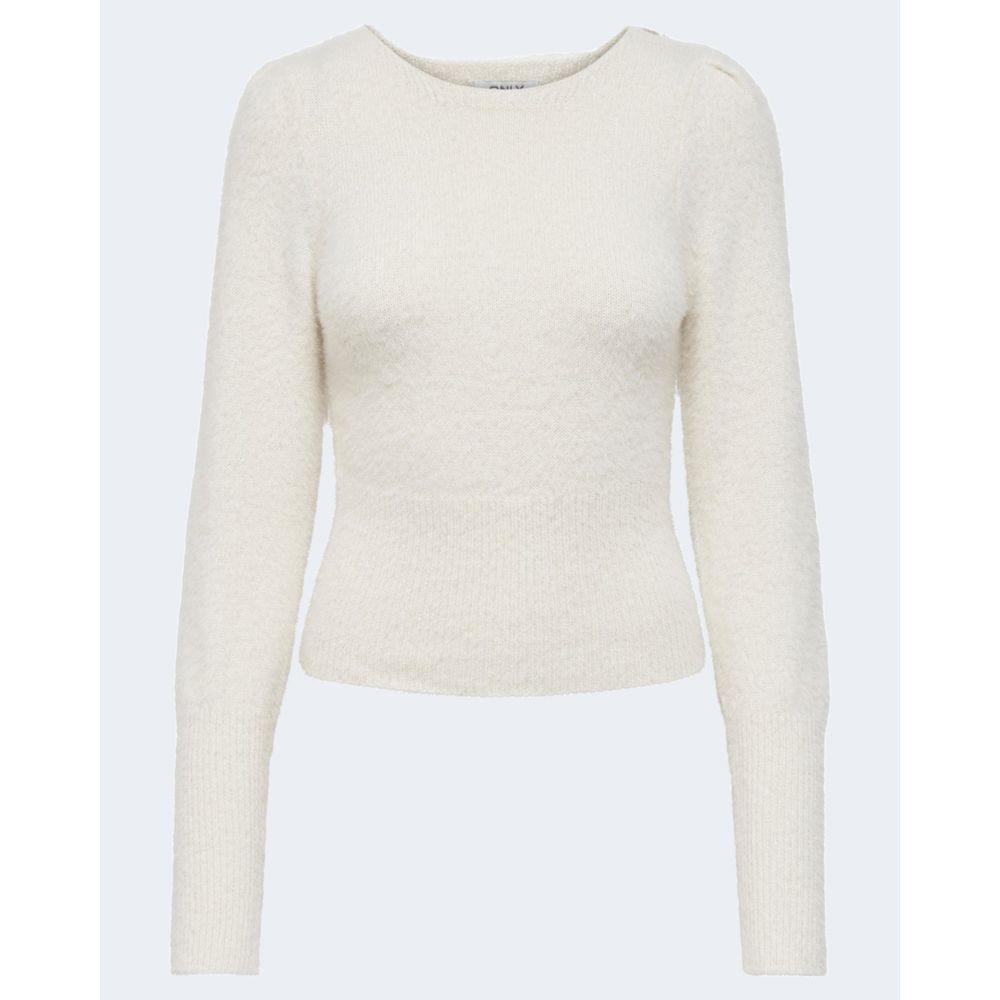 Only Cream Nylon Sweater