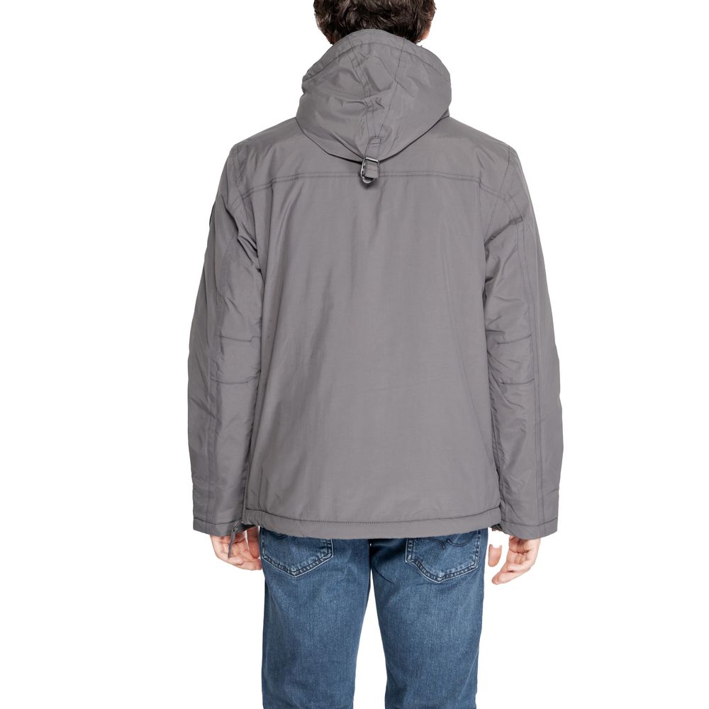 Napapijri Gray Polyester Jacket