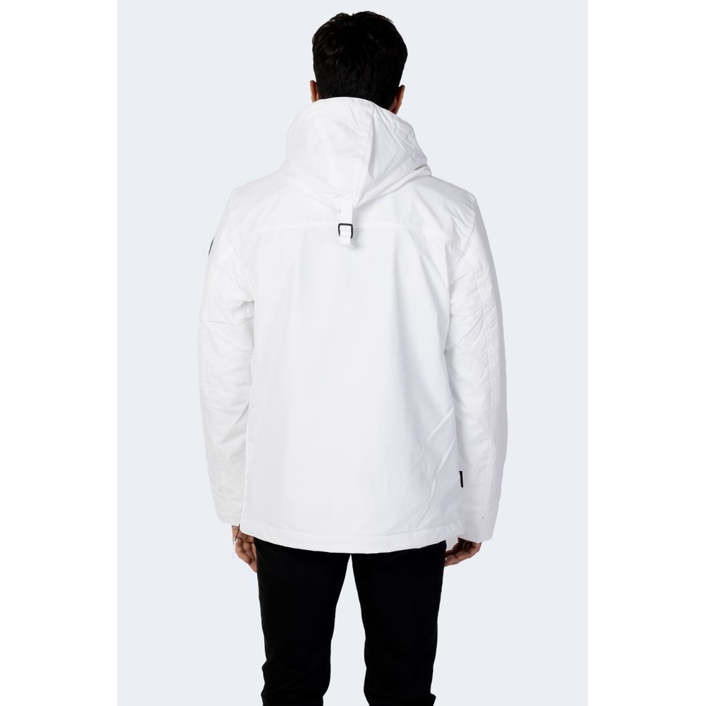 Napapijri White Nylon Jacket