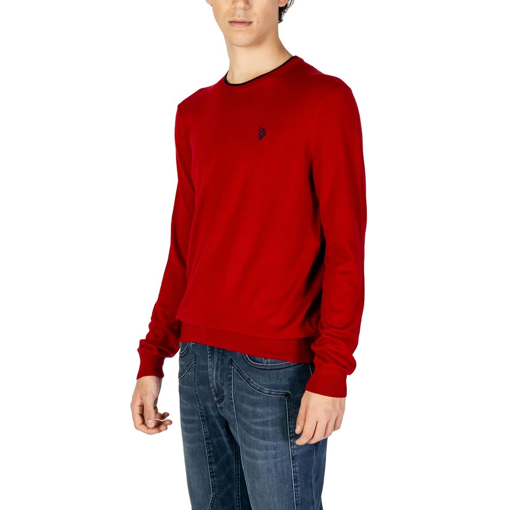 U.S. POLO ASSN. Red Viscose Sweater