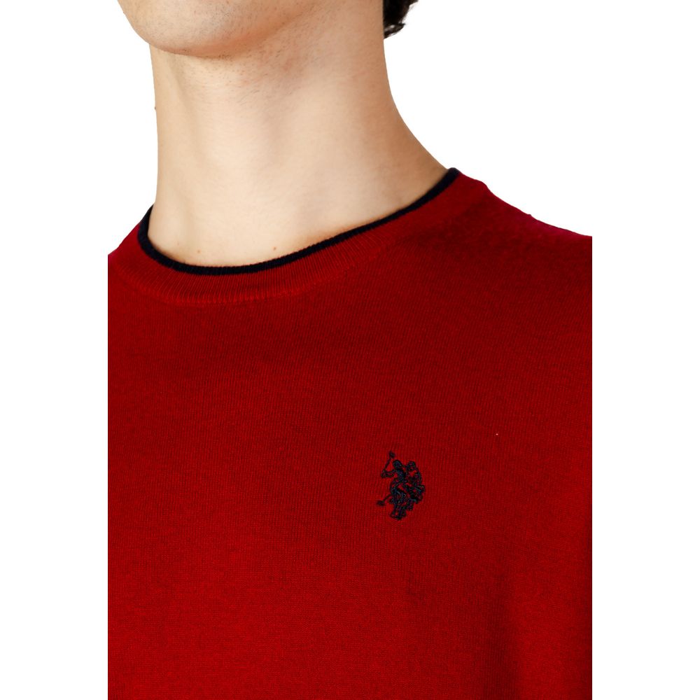 U.S. POLO ASSN. Red Viscose Sweater